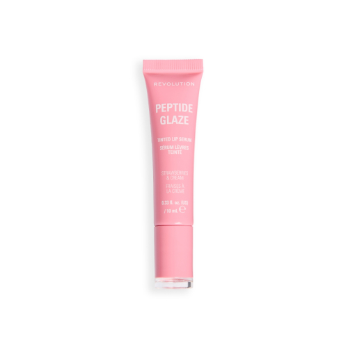 Makeup Revolution - Teinte à lèvres avec sérum Peptide Glaze - Strawberry & Cream