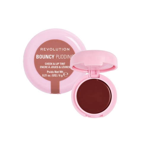Makeup Revolution - Teinte pour joues et lèvres Bouncy Pudding - Hazy Nude
