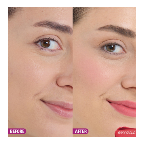 Makeup Revolution - Teinte pour joues et lèvres Bouncy Pudding - Rosy Cloud