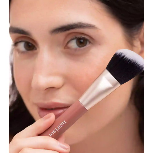 Maria Orbai - Pinceau visage double embout Soft Vegan Brush Brownie - MO. 05