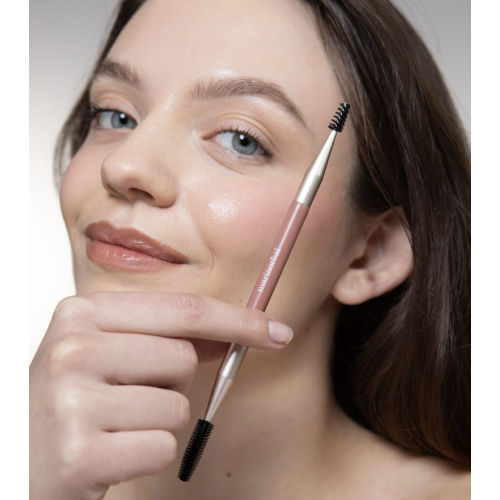 Maria Orbai - Pinceau à sourcils et cils à double embout Soft Vegan Brush Brownie