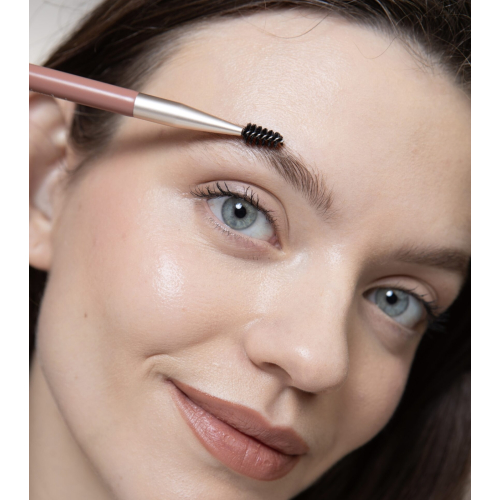 Maria Orbai - Pinceau à sourcils et cils à double embout Soft Vegan Brush Brownie