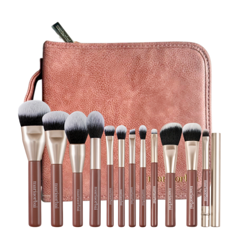 Maria Orbai - Trousse de maquillage avec 13 pinceaux Vegan Brushes