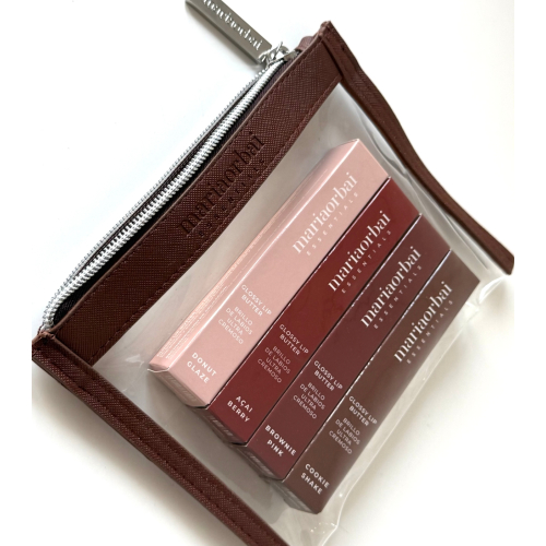 Maria Orbai - Coffret Glossy Lip Butter + Trousse de toilette