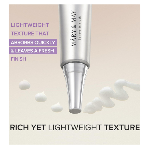 Mary & May - Crème contour des yeux Tranexamic Acid+ Glutathion