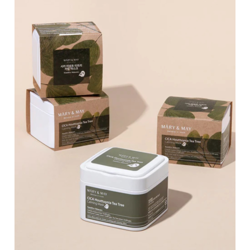 Mary & May - Masque Cica Houttuynia Tea Tree - 30ea
