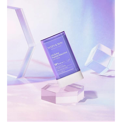 Mary & May - Stick solaire SPF50+ PA++++ Vegan Peptide Bakuchiol