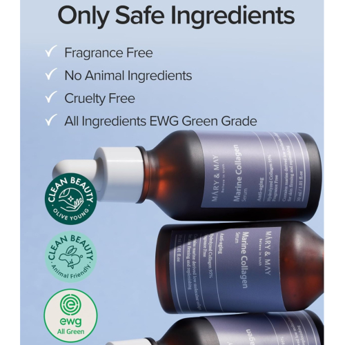 Mary & May - Sérum visage anti-rides Marine Collagen