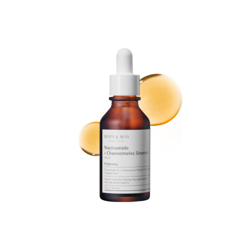 Mary & May - Sérum visage éclaircissant Niacinamide + Chaenomeles Sinensis