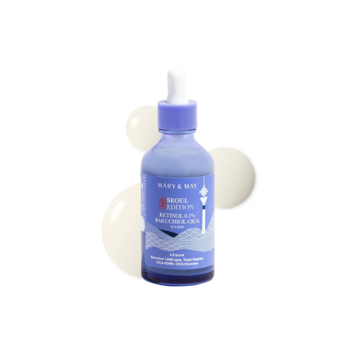Mary & May - Sérum Visage Retinol 0.1% Bakuchiol CICA
