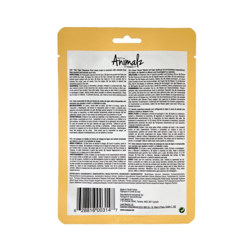 masque BAR - Masque Visage Pretty Animalz - Tiger