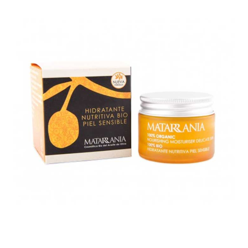 Matarrania - Crème visage hydratante 100% bio nourrissante - Peaux sensibles