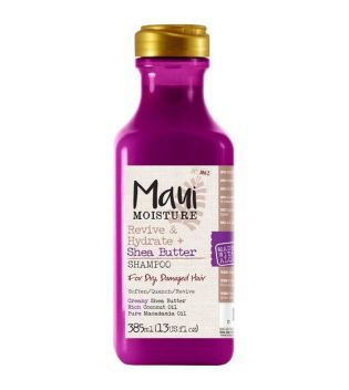 Maui - Shampoing Revitalisant et Hydratant au Beurre de Karité - Cheveux secs et abîmés 385 ml