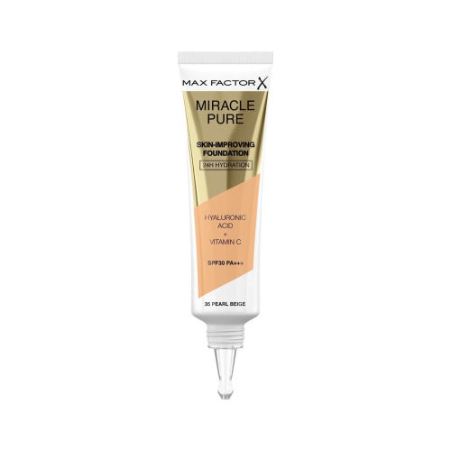 Max Factor - Fond de Teint Hydratation 24H SPF30 Miracle Pure - 35: Pearl Beige