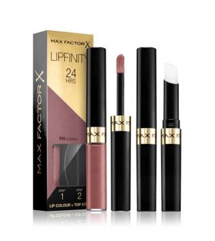 Max Factor - Rouge à lèvres liquide et baume Lipfinity 24h - 016: Glowing