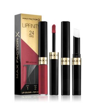 Max Factor - Rouge à lèvres liquide et baume Lipfinity 24h - 335: Just in Love