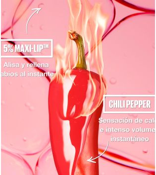 Maybelline - Gloss à lèvres volumateur Lifter Plump - 006: Hot Chili