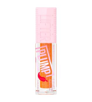 Maybelline - Gloss à lèvres volumateur Lifter Plump - 008: Hot Honey
