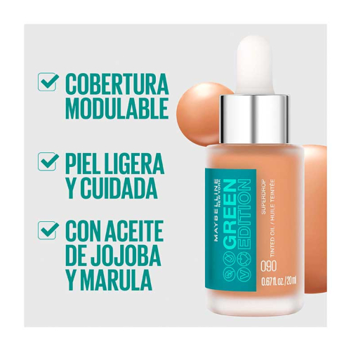 Maybelline - *Green Edition* - Huile teintée pour le visage Superdrop Tinted Oil - 10
