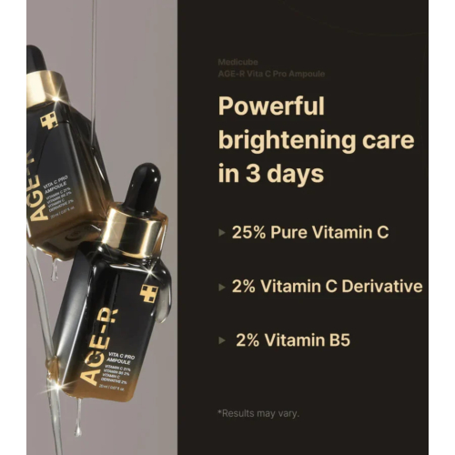 Medicube - *Age-R* - Sérum concentré Vita C Pro Ampoule