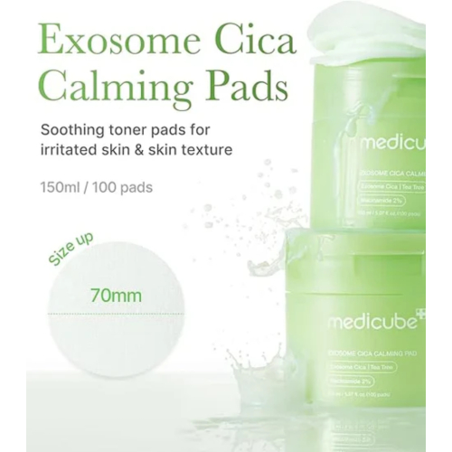 Medicube - *Cica* - Coussinets apaisants à la niacinamide et à l'acide hyaluronique - 100pcs