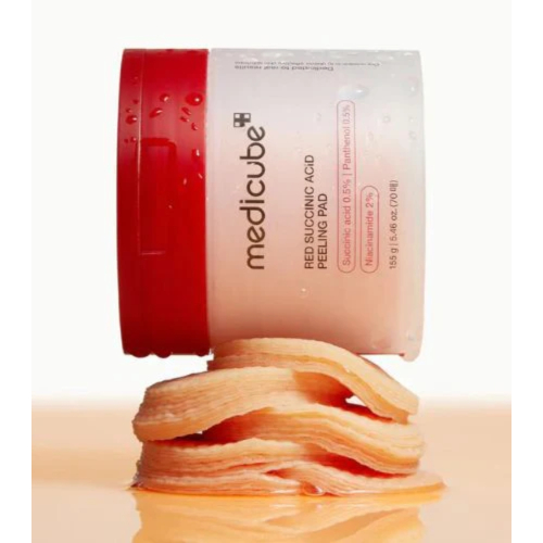 Medicube - *Red* - Tampons exfoliants Succinic Acid Peeling - 70pcs