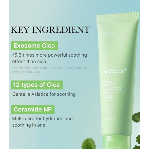 Medicube - *Cica* - Crème réparatrice visage Exosome Cica Cream