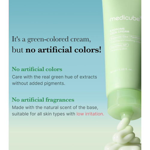 Medicube - *Cica* - Crème réparatrice visage Exosome Cica Cream