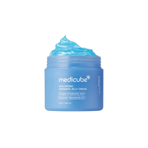 Medicube - Crème hydratante pour le visage Hyaluronic Aqua Cooling Ceramide Jelly