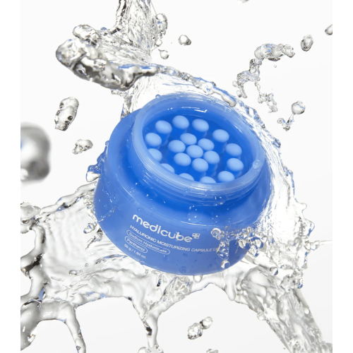 Medicube - Crème hydratante pour le visage Hyaluronic Moisturizing Capsule Cream