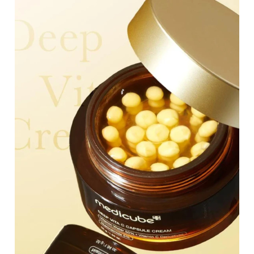 Medicube - *Deep Vita C* - Crème éclaircissante pour le visage Deep Vita C Capsule Cream