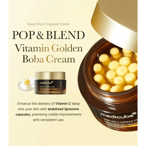 Medicube - *Deep Vita C* - Crème éclaircissante pour le visage Deep Vita C Capsule Cream
