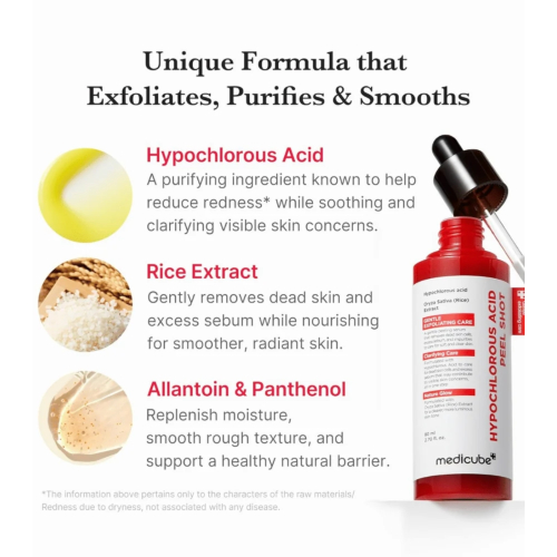 Medicube - Exfoliant facial Hypochlorous Acid Peel Shot