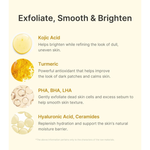 Medicube - *Kojic Acid* - Peeling facial illuminant Kojic Acid Turmeric Peel Shot