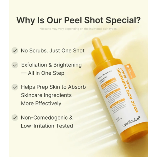 Medicube - *Kojic Acid* - Peeling facial illuminant Kojic Acid Turmeric Peel Shot