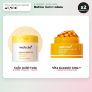 Medicube - Acide kojique - Routine éclaircissante (disques + crème)