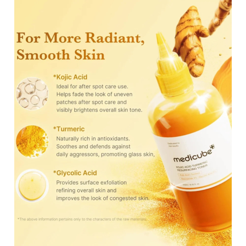 Medicube - *Kojic Acid* - Tonique facial exfoliant