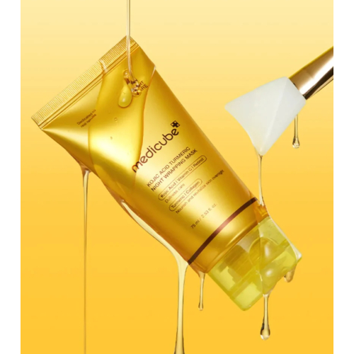 Medicube - Masque facial de nuit illuminant Kojic Acid Turmeric