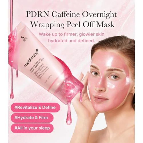 Medicube - *PDRN Pink* - Masque facial Caffeine Night Wrapping