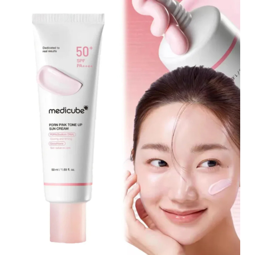 Medicube - *PDRN Pink* - Crème solaire visage SPF50+ PA++++