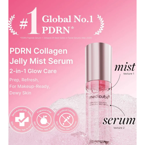 Medicube - *PDRN Pink* - Sérum brume facial Collagen Glow Jelly Mist