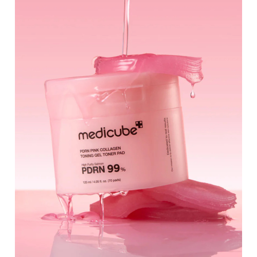Medicube - *PDRN Pink* - Gel tonique en format tampon - 70pads
