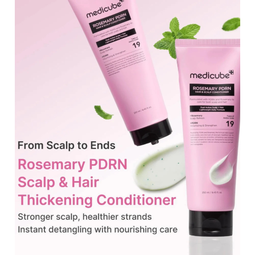 Medicube - *Rosemary PDRN* - Après-shampooing fortifiant au romarin