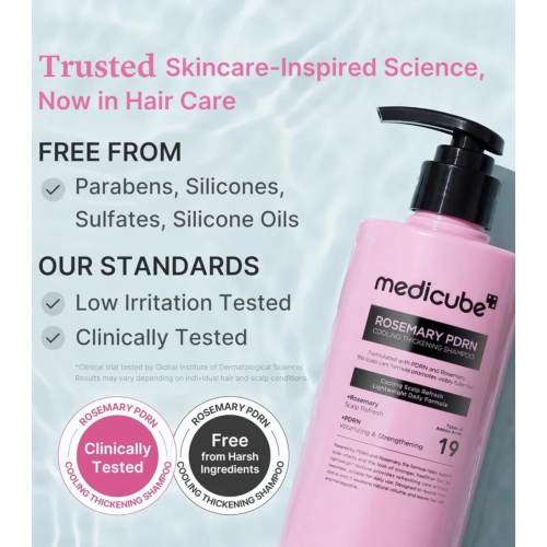 Medicube - *Rosemary PDRN* - Shampooing au romarin fortifiant