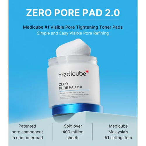 Medicube - *Zero Pore* - Coussinets exfoliants avec AHA+BHA - 70pcs