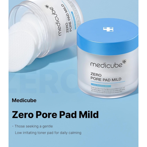 Medicube - *Zero Pore* - Tampons exfoliants Zero Pore Pad Mild - 70pads