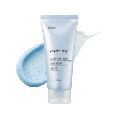 Medicube - *Zero Pore* - Nettoyant visage moussant exfoliant Clear Capsule