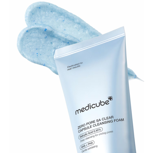 Medicube - *Zero Pore* - Nettoyant visage moussant exfoliant Clear Capsule