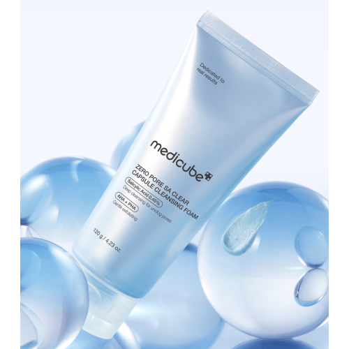 Medicube - *Zero Pore* - Nettoyant visage moussant exfoliant Clear Capsule