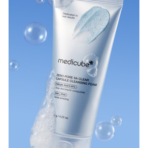 Medicube - *Zero Pore* - Nettoyant visage moussant exfoliant Clear Capsule